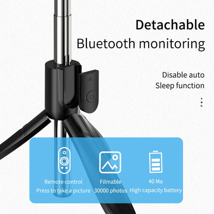 Selfie Stick Bluetooth Techsuit S01-S, Universal, Black