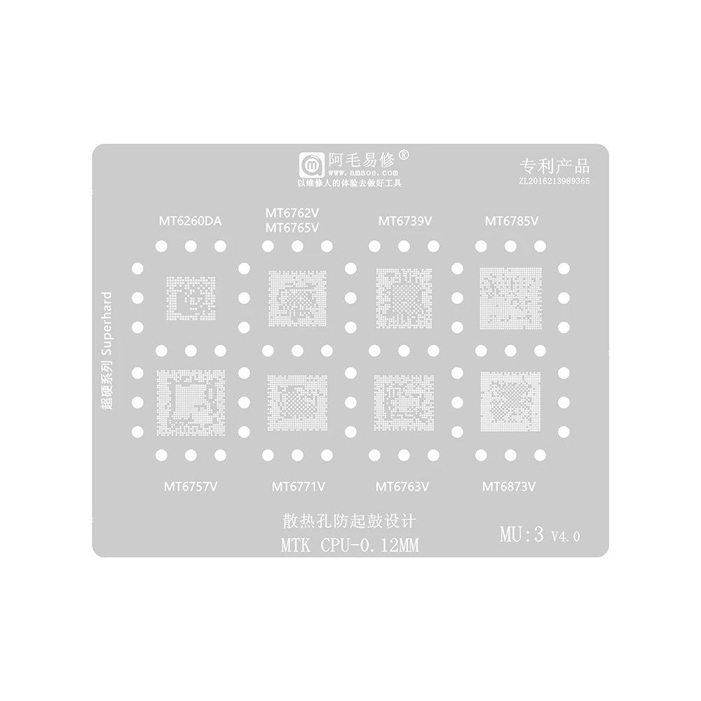 Amaoe BGA Mesh for CPU MTK MU1-5