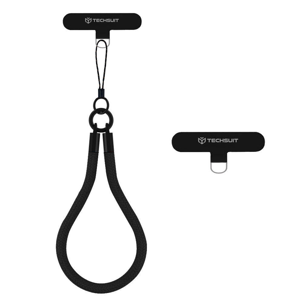 Techsuit RWS2-03 Phone Lanyard, Black