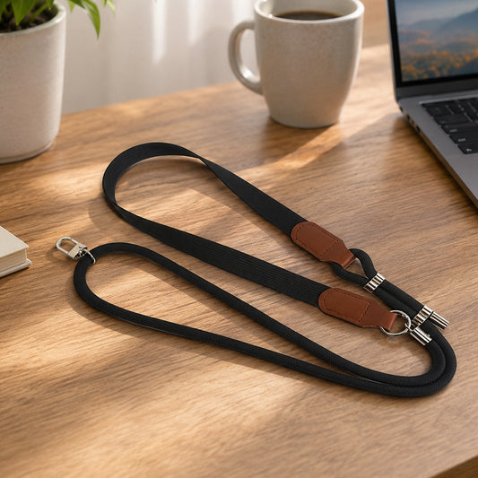 Techsuit UrbanLoop TLN3B Phone Lanyard, Black