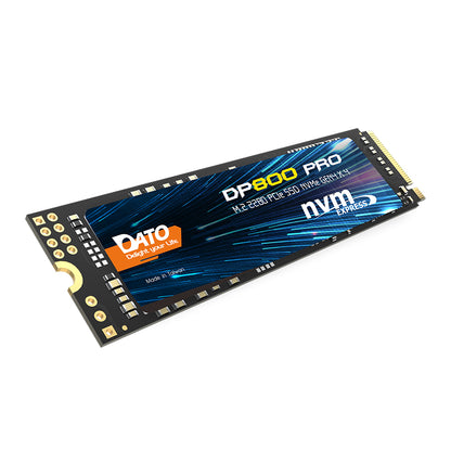 Solid State Drive (SSD) Dato DP800 Pro, NVME M.2 2280, PCIe, 4TB, Black DP800PSSD-4TB