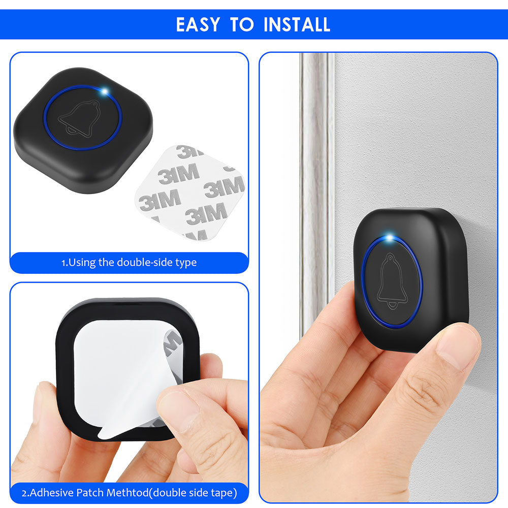 Techsuit SU1 Doorbell, Black