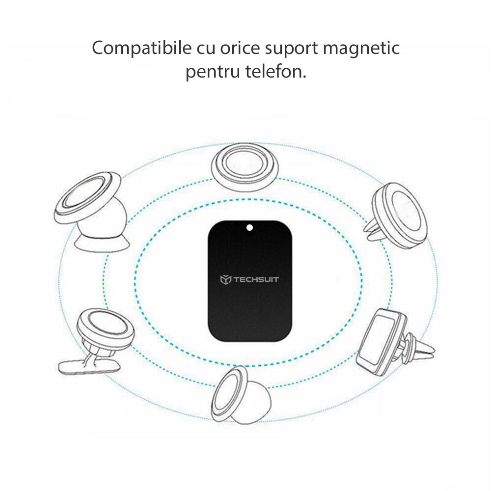 Metallic Techsuit MP03 2in1 Sticker, Black