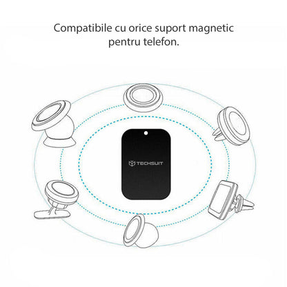 Metallic Techsuit MP03 2in1 Sticker, Black