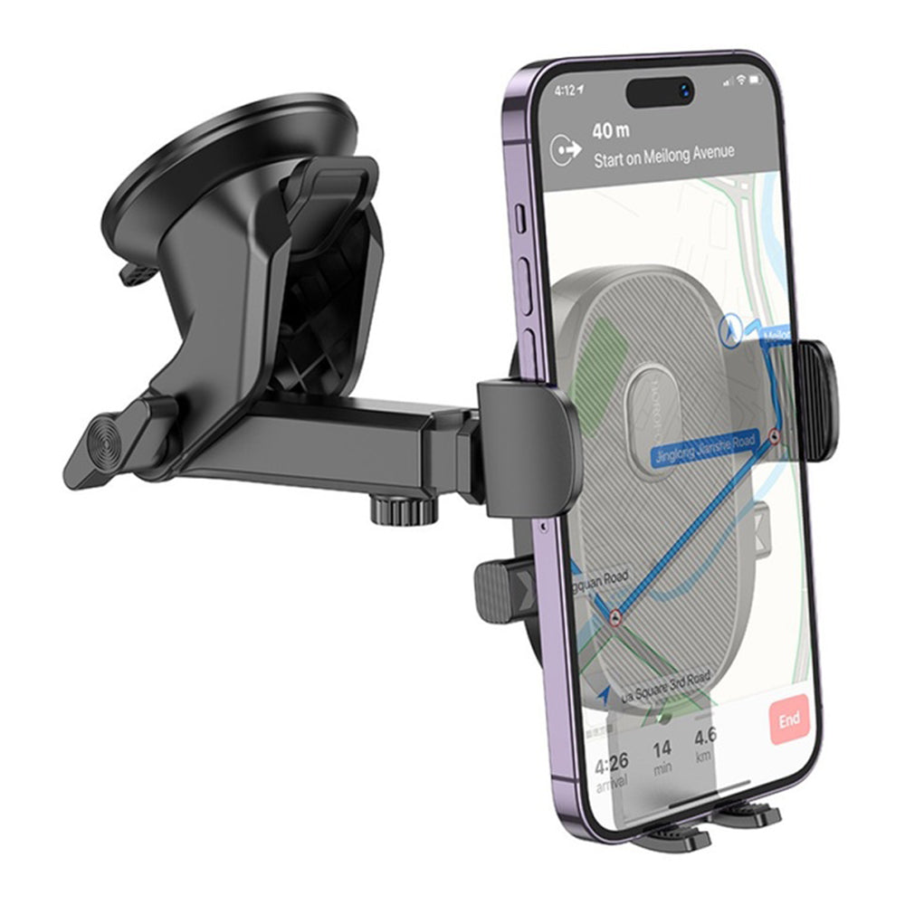 Borofone BH93 Grand Car Holder, 4.5inch - 7inch, Black