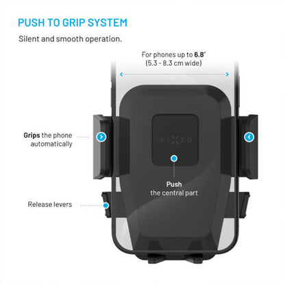 Fixed Iconiq XXL Universal Car Holder, Black