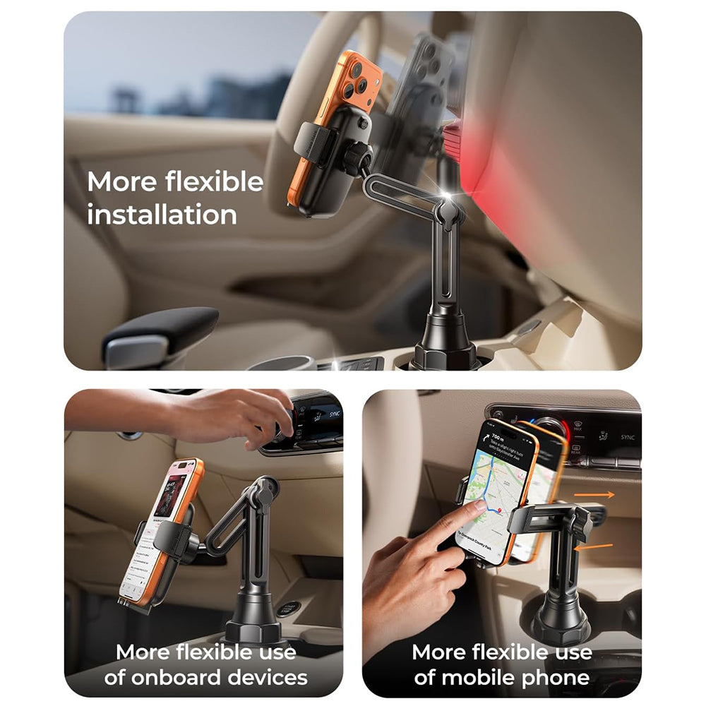 Lisen Car Holder for Phone / Tablet, 4.5inch - 12.9inch, Black YL0223070048