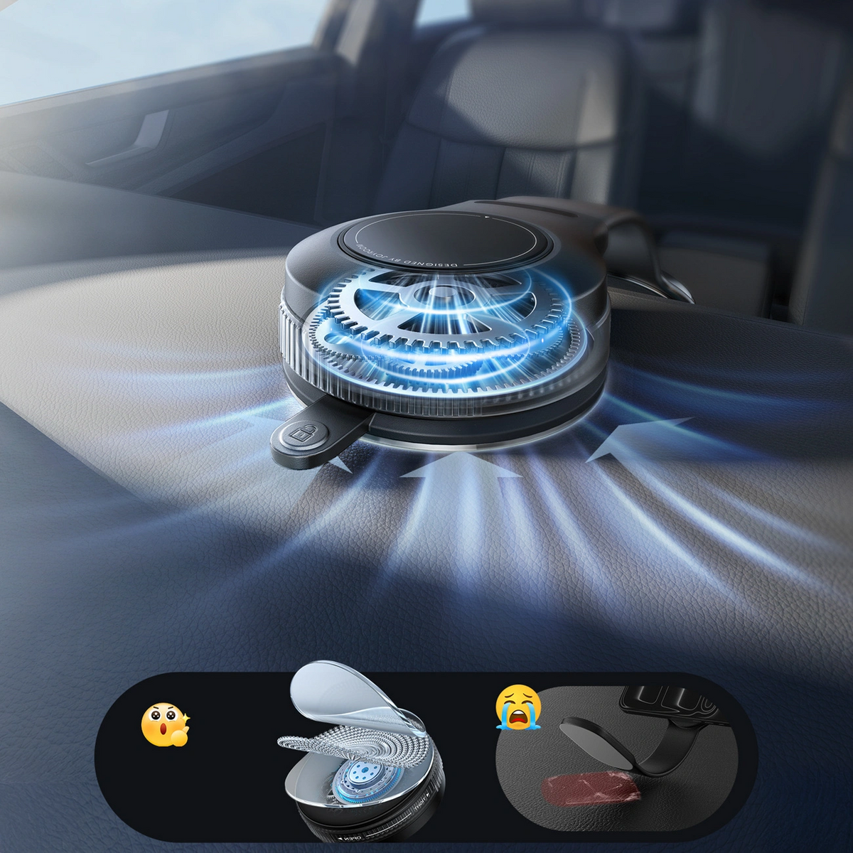 Joyroom JR-ZS518 Magnetic Car Mount, Universal, Black
