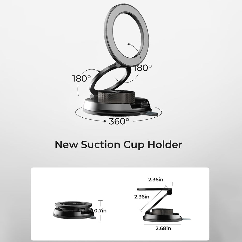 Lisen A611 Magnetic Car Mount, Universal, Black YL0226020002
