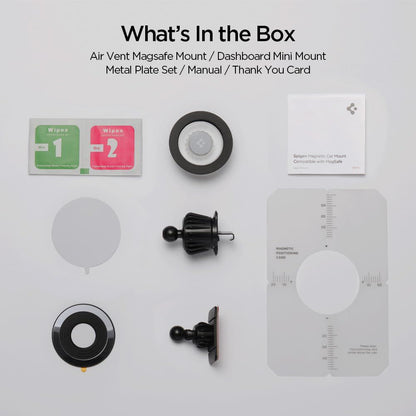 Spigen MFT13 Universal Magnetic Car Holder, Black