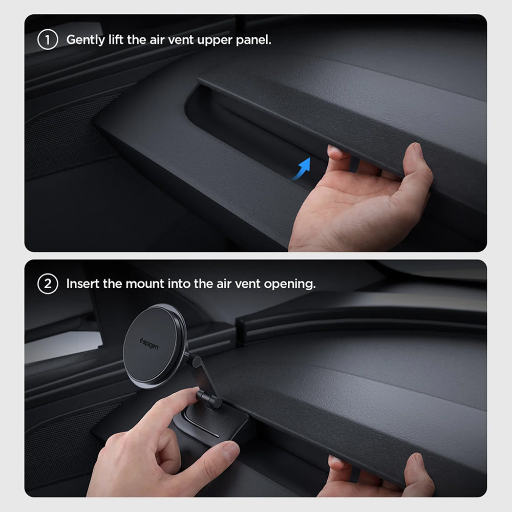 Spigen TAM110 Magnetic Car Mount for Tesla Y / 3 / Y L, Black ACP11873