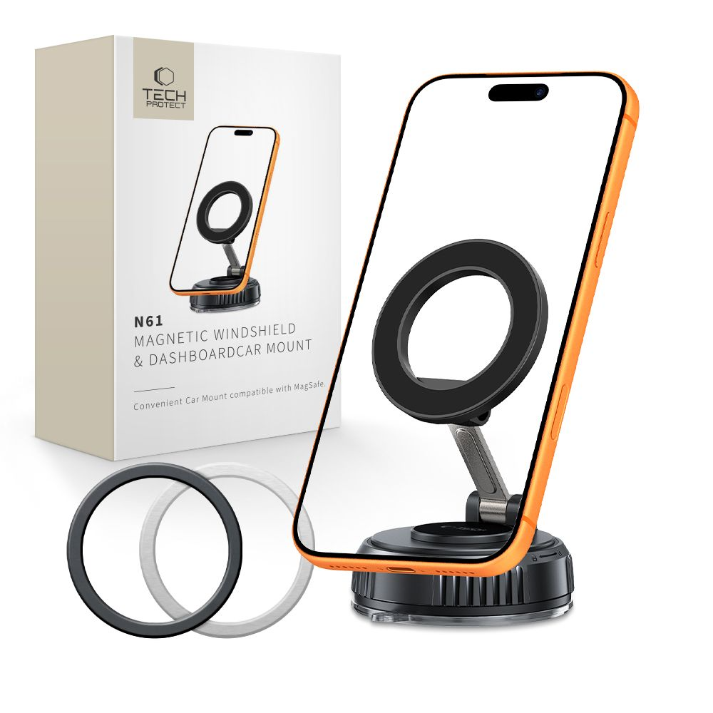 Tech-Protect N61 Magnetic Car Holder, Universal, Black