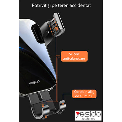 Yesido C87 Universal Car Holder, Black