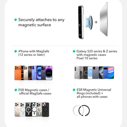 ESR HaloLock Ring Holder, Universal, Black