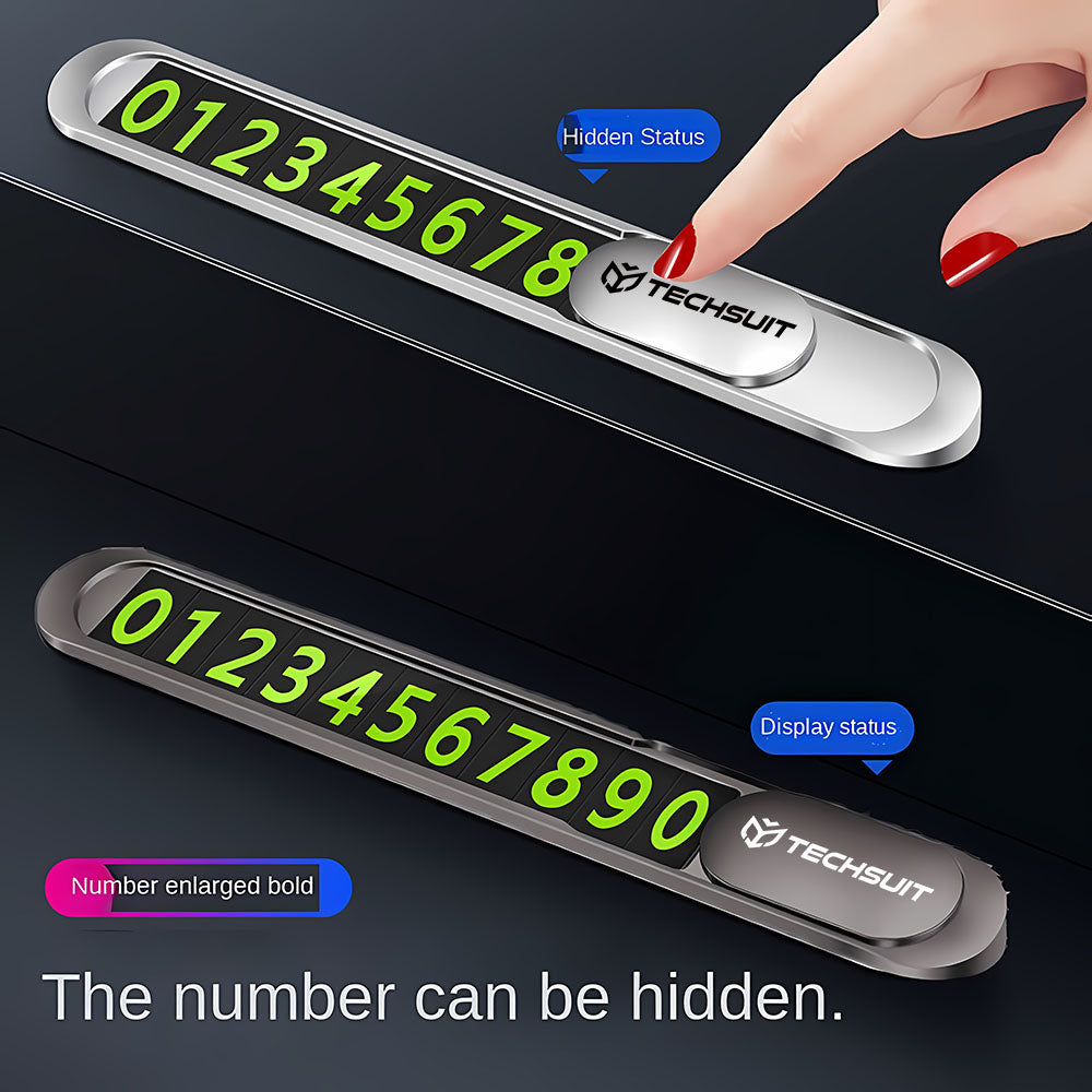 Techsuit PNP1 Car Phone Number Holder