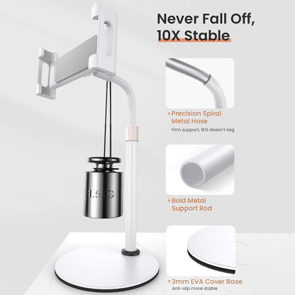 Lisen Desk Stand for Phone / Tablet, 4.7inch - 12.9inch, Black YL0420050002