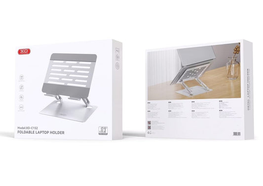 XO Design C152 Stand for Laptop max. 17.3inch, Silver