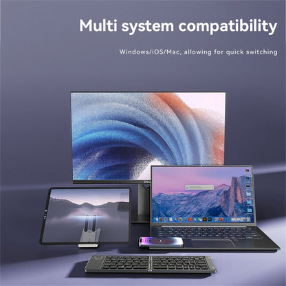 Yesido KB27 Foldable Bluetooth Keyboard, Black