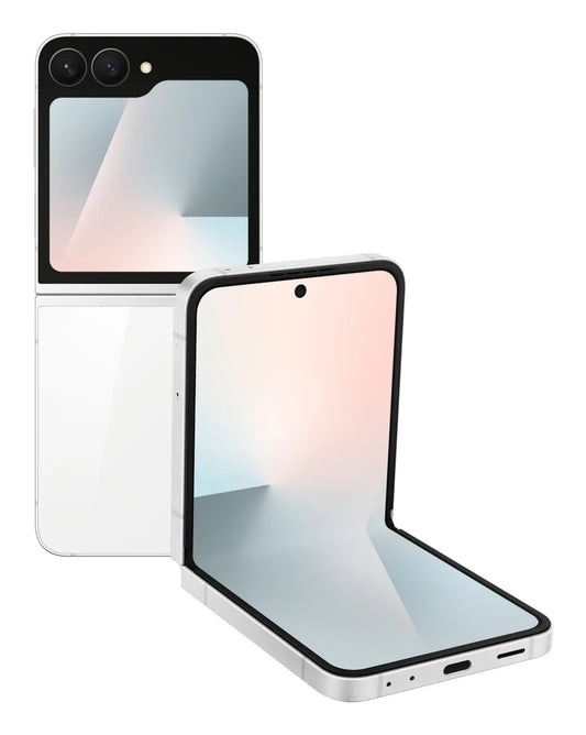 Samsung Galaxy Z Flip7 FE Mobile Phone, 128GB, 8GB, White SM-F761BZWGEUB