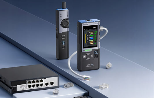 UTP Network Cable Tester Fnirsi LPM-10A, Black