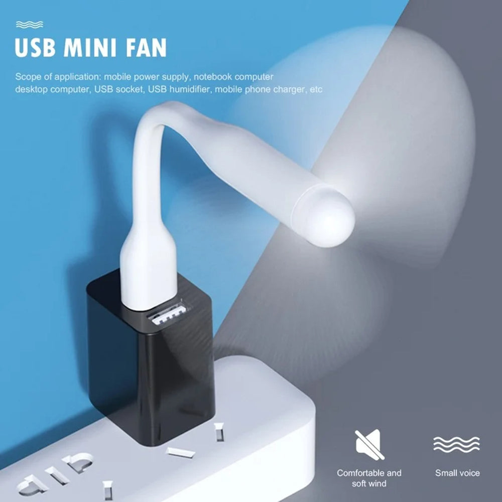 Techsuit TUF1 USB Fan, Blue